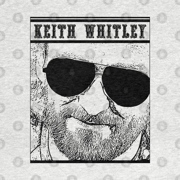 Keith Whitley // Black Retro by Degiab